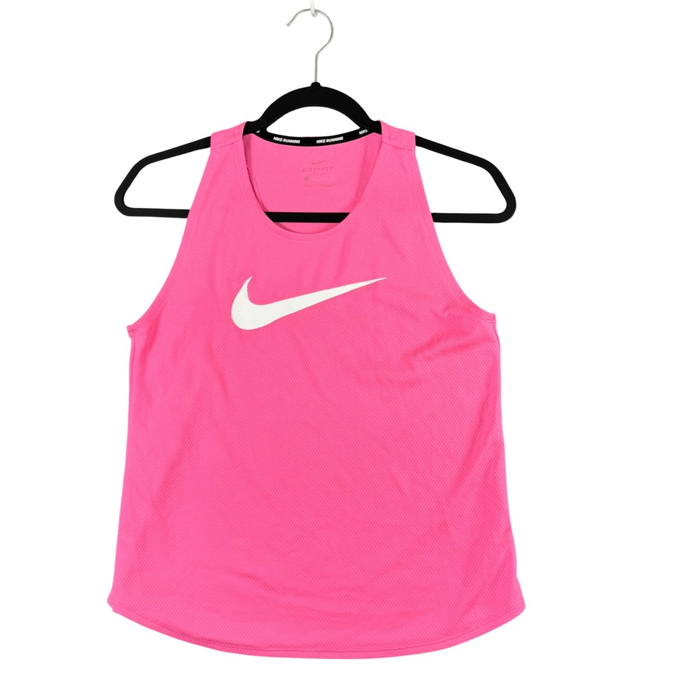 Nike Dri Fit Pink Athletic Tank Y2K Gym Running Workout Top Womens S‎